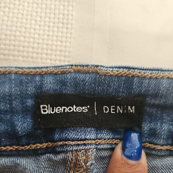 Denim Distressed Women's Shorts - Picture 2 of 16